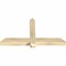 Ekena Millwork Eugene Rough Sawn Timber Gable Bracket, Douglas Fir, 48"W x 26"H x 4"D x 4"F, 13/12 Pitch GBW048X26X0404EUG00RDF - alternate 2